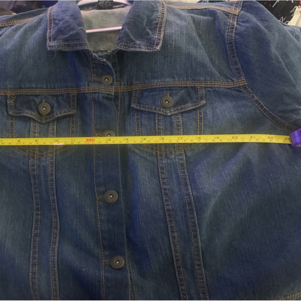 Ashley Stewart Jean jacket 3x used - Picture 5 of 6